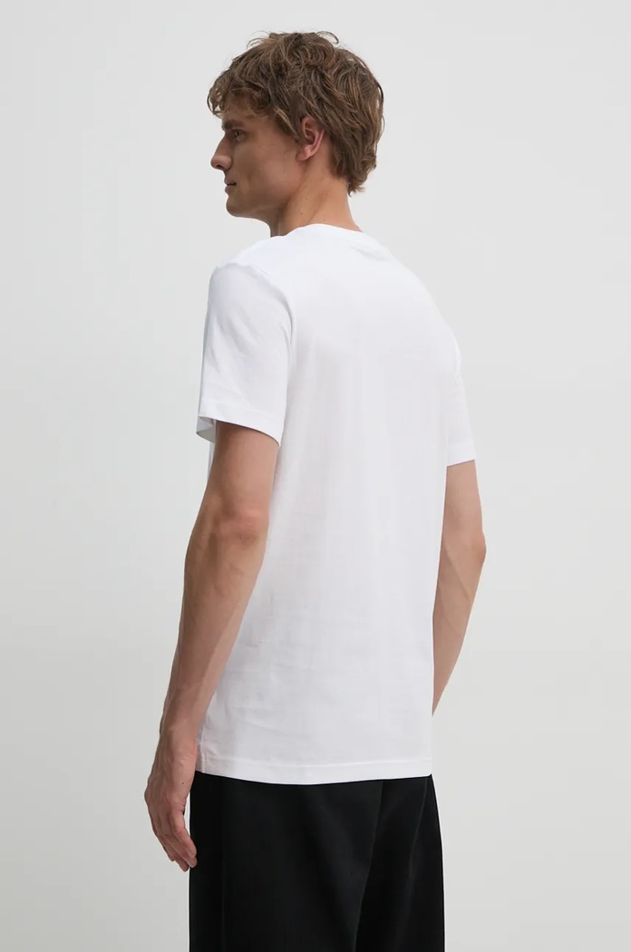 Дрехи Памучна тениска Calvin Klein Jeans J30J326863 бял