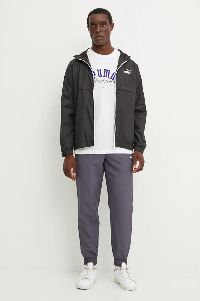 Βαμβακερό μπλουζάκι Puma 628009 λευκό AW24