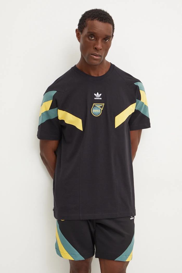Bavlněné tričko adidas Originals regular černá IN5566