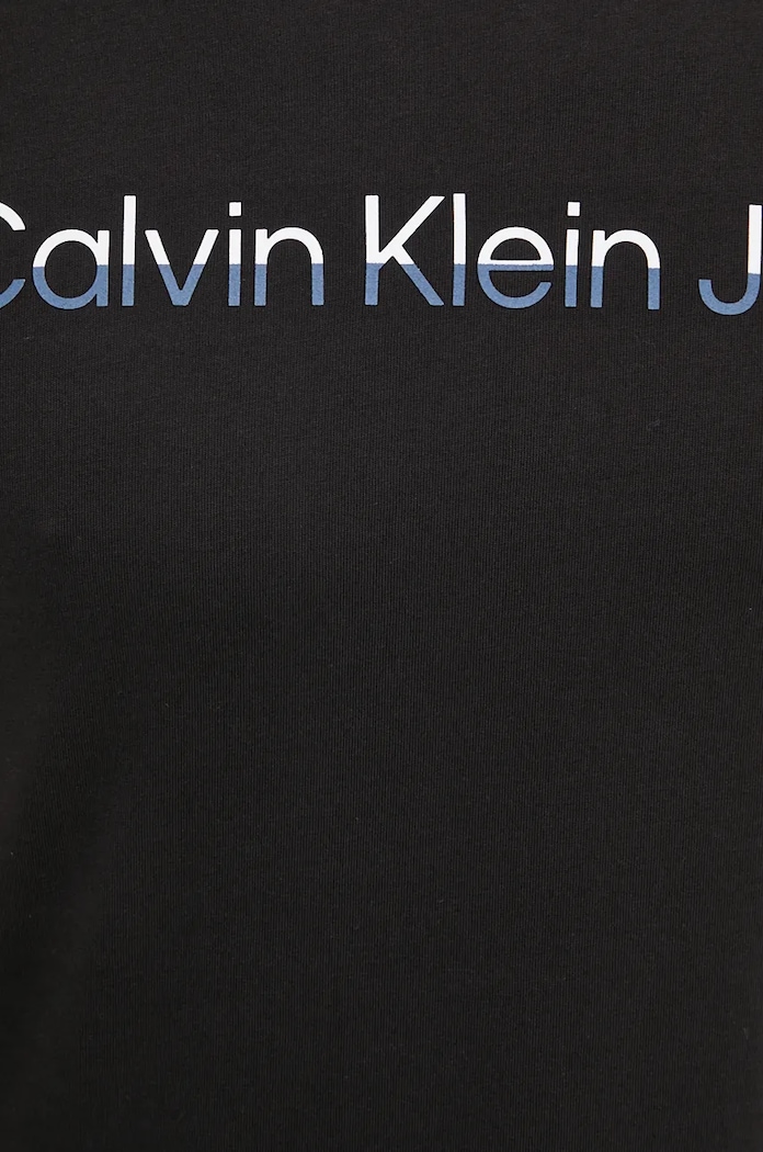 Calvin Klein Jeans t-shirt bawełniany czarny J30J325676