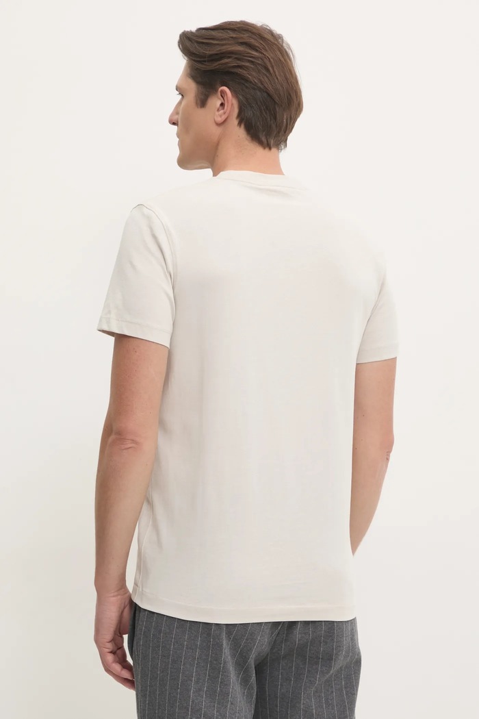 Odjeća Pamučna majica Calvin Klein Jeans J30J326159 bež