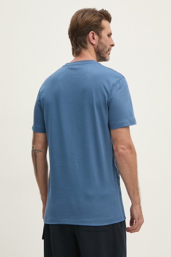 Îmbrăcăminte Calvin Klein Jeans tricou din bumbac J30J326159 albastru
