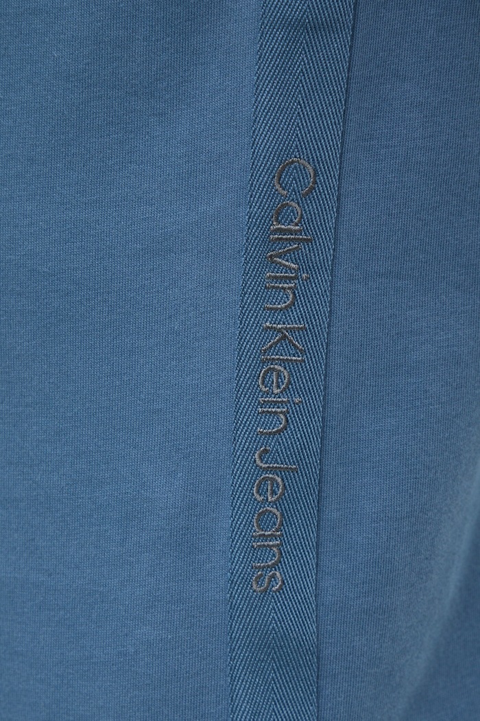 Calvin Klein Jeans tricou din bumbac J30J326159 albastru