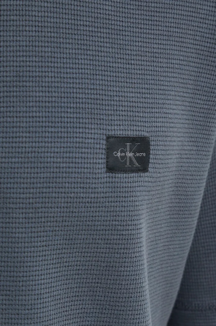 Bavlněné tričko Calvin Klein Jeans J30J326457 šedá