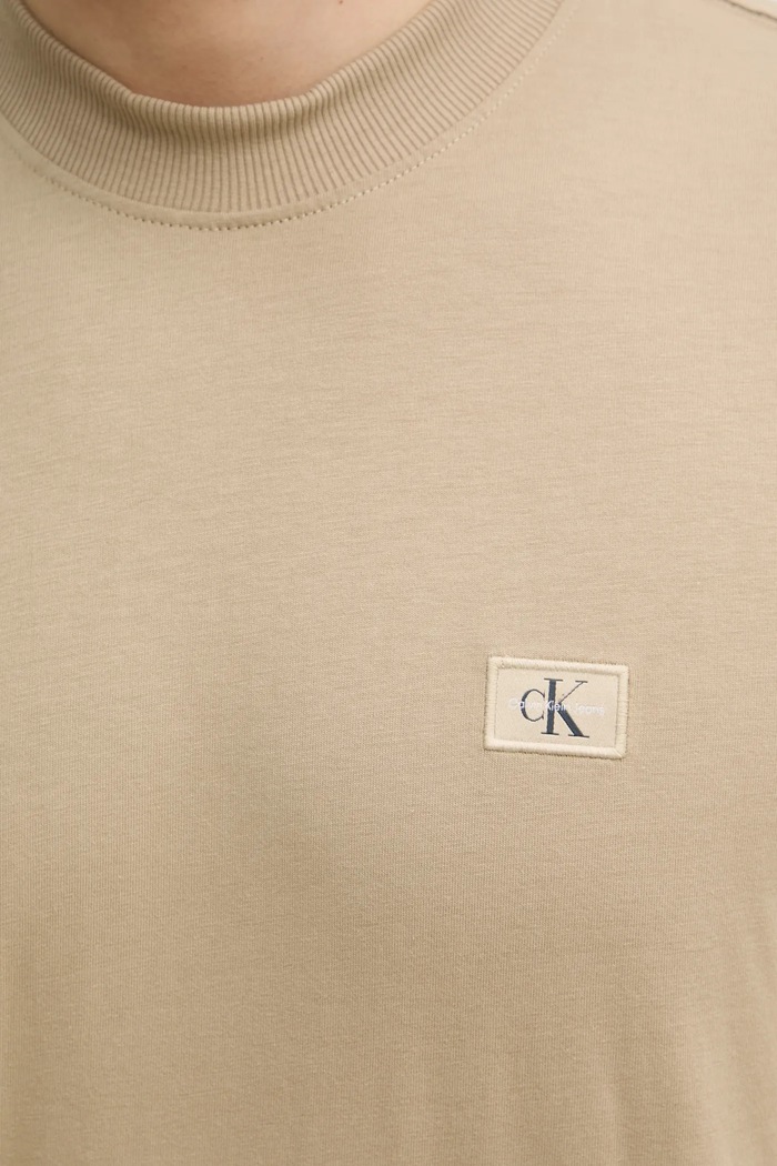 Calvin Klein Jeans t-shirt in cotone J30J326857 beige
