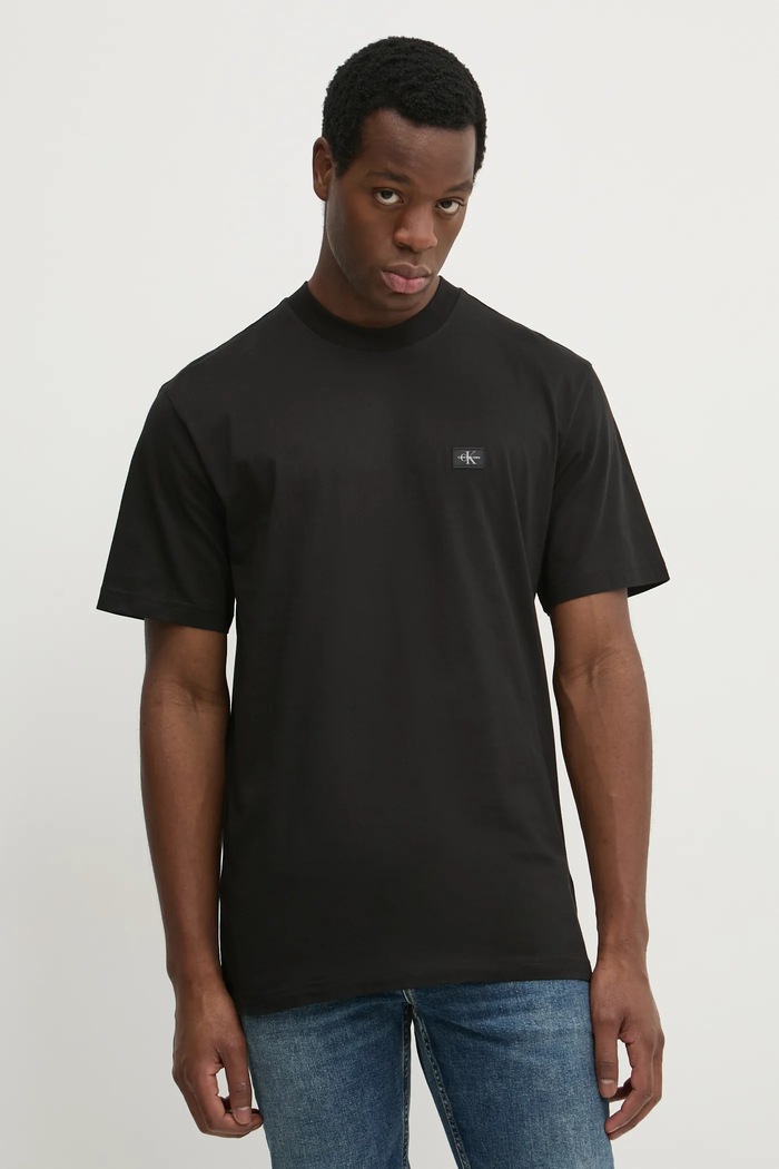 Calvin Klein Jeans t-shirt bawełniany czarny J30J326857