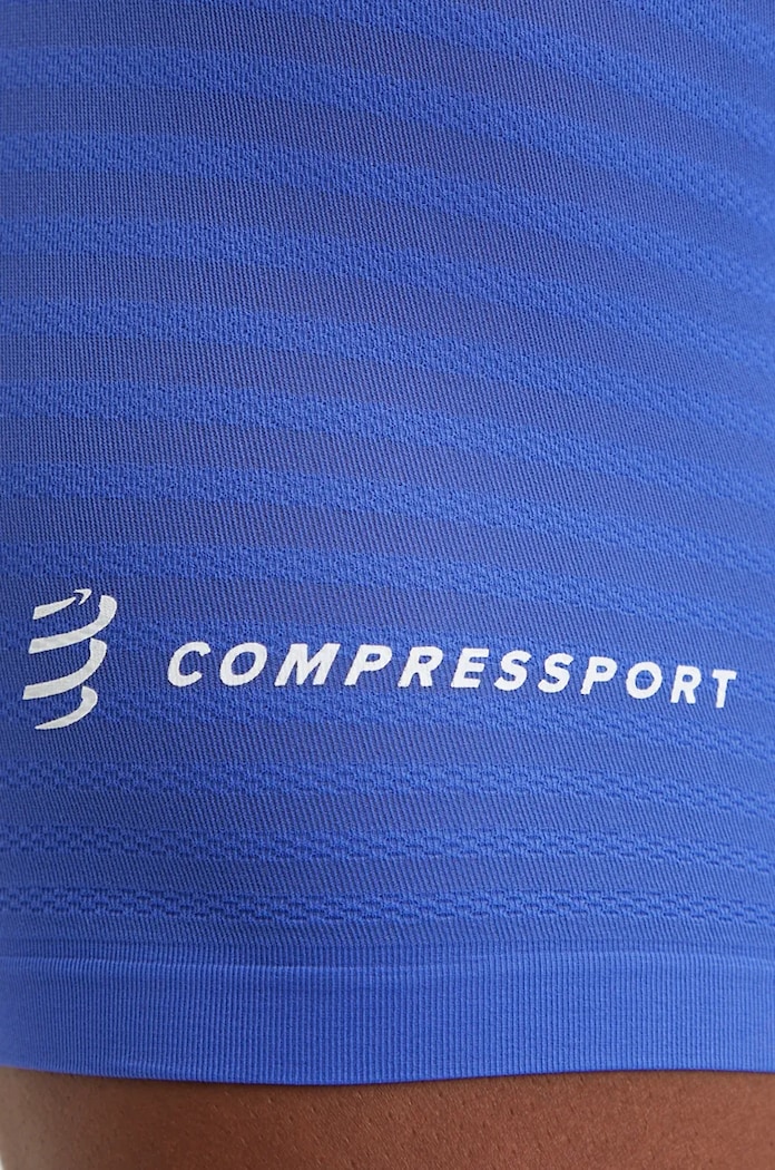 Μπλουζάκι για τρέξιμο Compressport Pro Racing ATSM361 μπλε