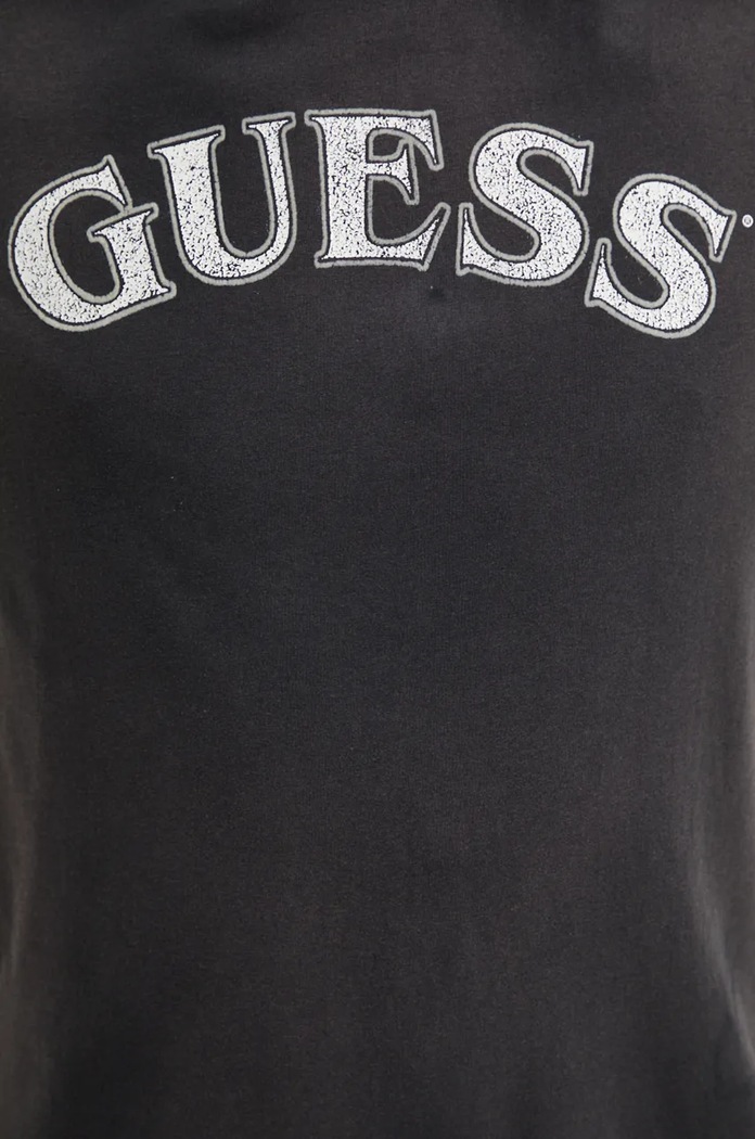 Bavlněné tričko Guess M4BI04.K9RM1 černá