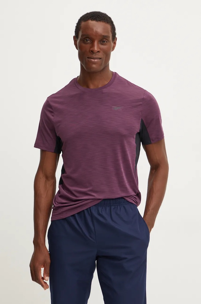 Majica kratkih rukava za trening Reebok Athlete 2.0 100205351 ljubičasta AW24