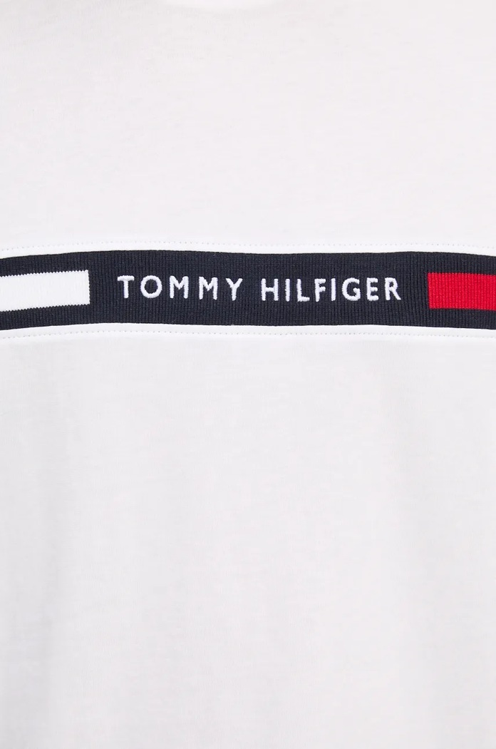 Tommy Hilfiger тениска мъжка от памук MW0MW36498 бял