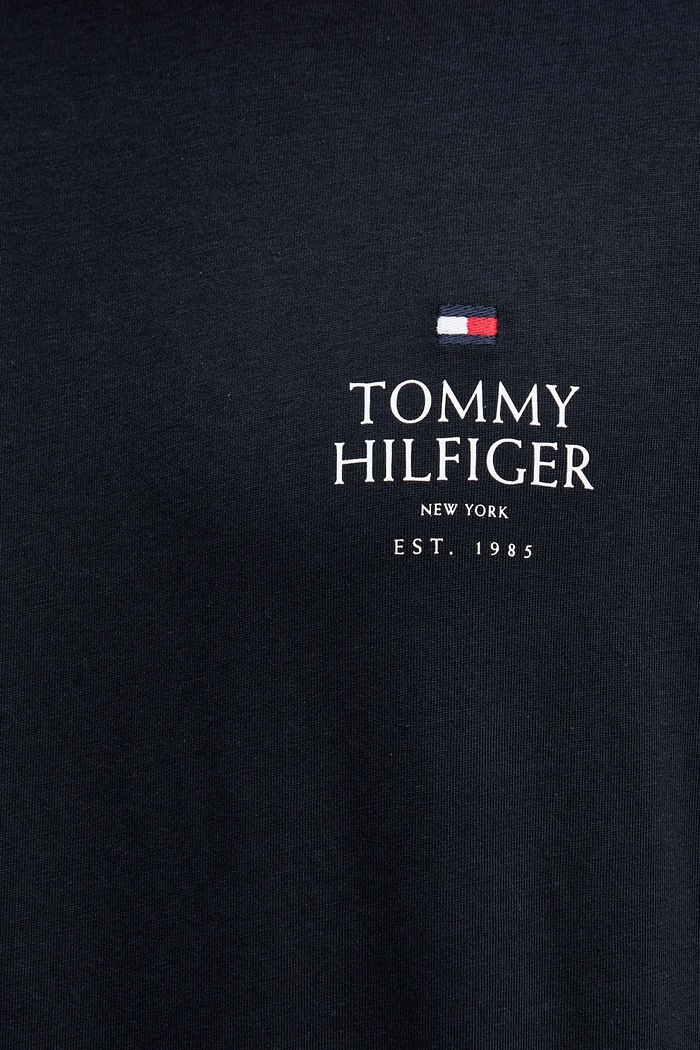 Bavlněné tričko Tommy Hilfiger MW0MW36500 námořnická modř
