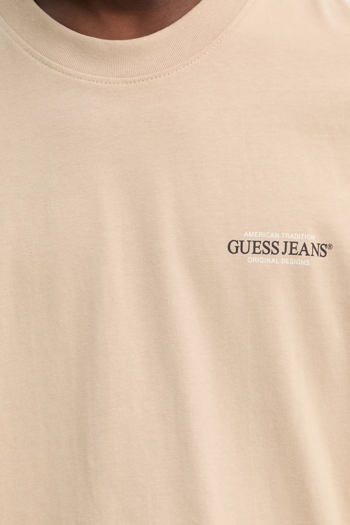Pamučna majica Guess Jeans M4BI75.K8FQ4 bež