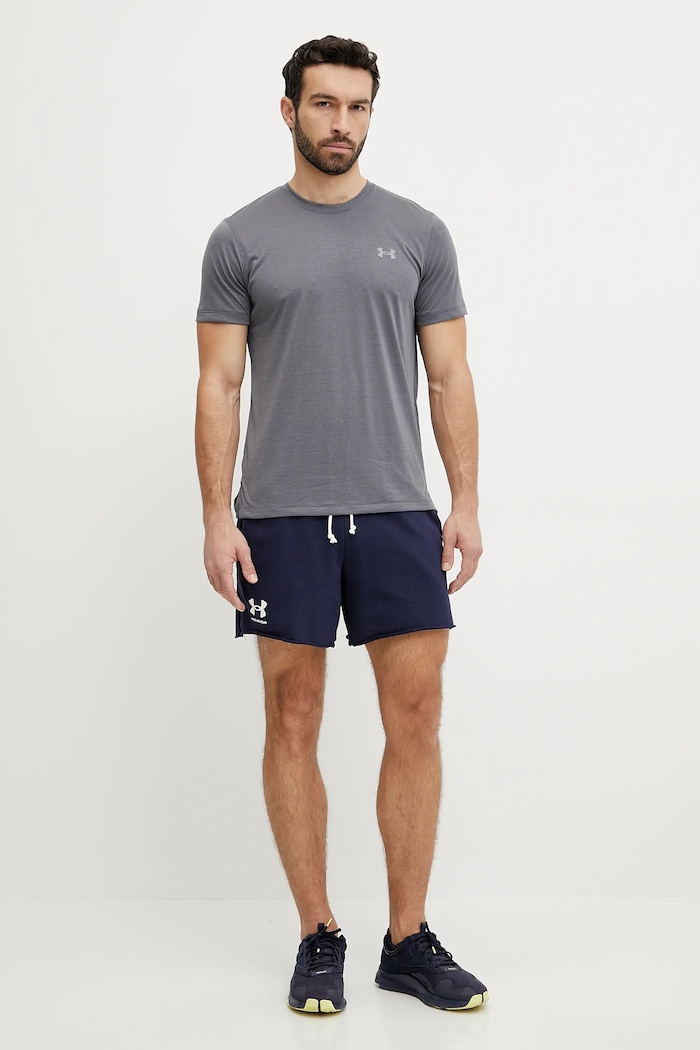 Under Armour futós póló Launch 1382582 szürke AW25