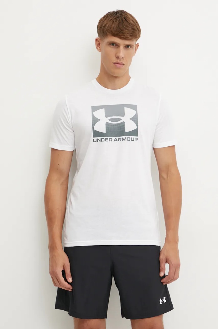 Under Armour тениска мъжка BOXED SPORTS UPDATED 1386793 бял SS26