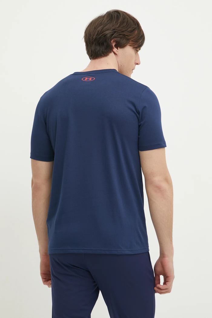 Дрехи Under Armour тениска мъжки BOXED SPORTS UPDATED 1386793 тъмносин