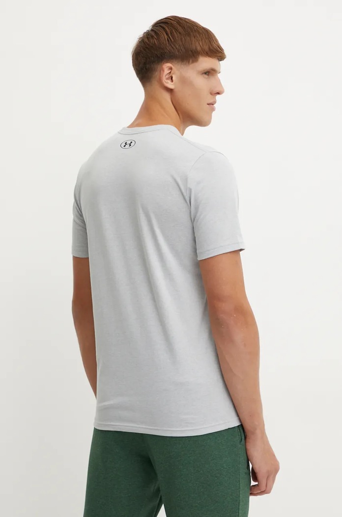 Oblečenie Under Armour tričko pánske BOXED SPORTS UPDATED 1386793 sivá