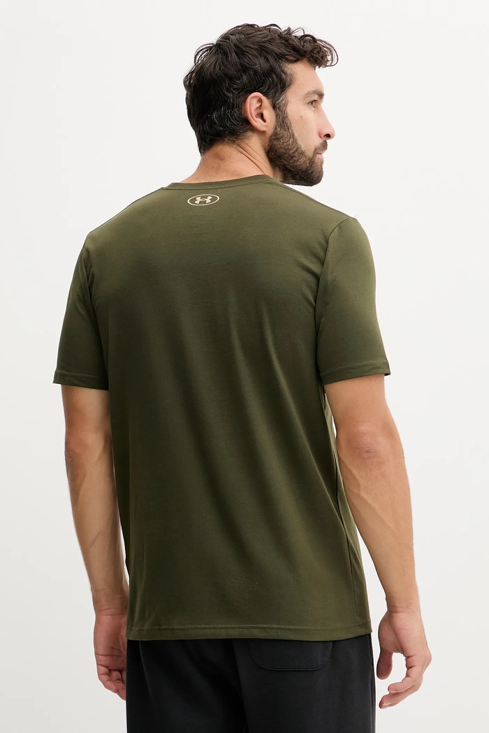 Oblečenie Under Armour tričko pánske BOXED SPORTS UPDATED 1386793 zelená