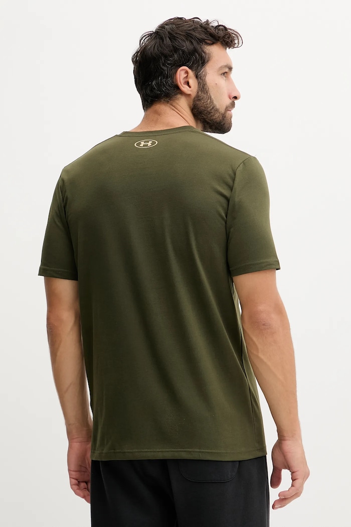 Oblečenie Under Armour tričko pánske BOXED SPORTS UPDATED 1386793 zelená