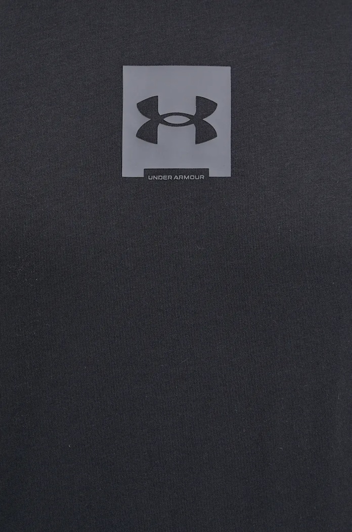 Памучна тениска Under Armour HW OS BOX черен 1386803
