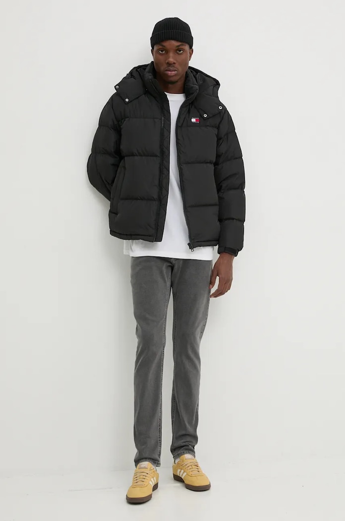 Βαμβακερό μπλουζάκι Tommy Jeans DM0DM19704 λευκό AW24