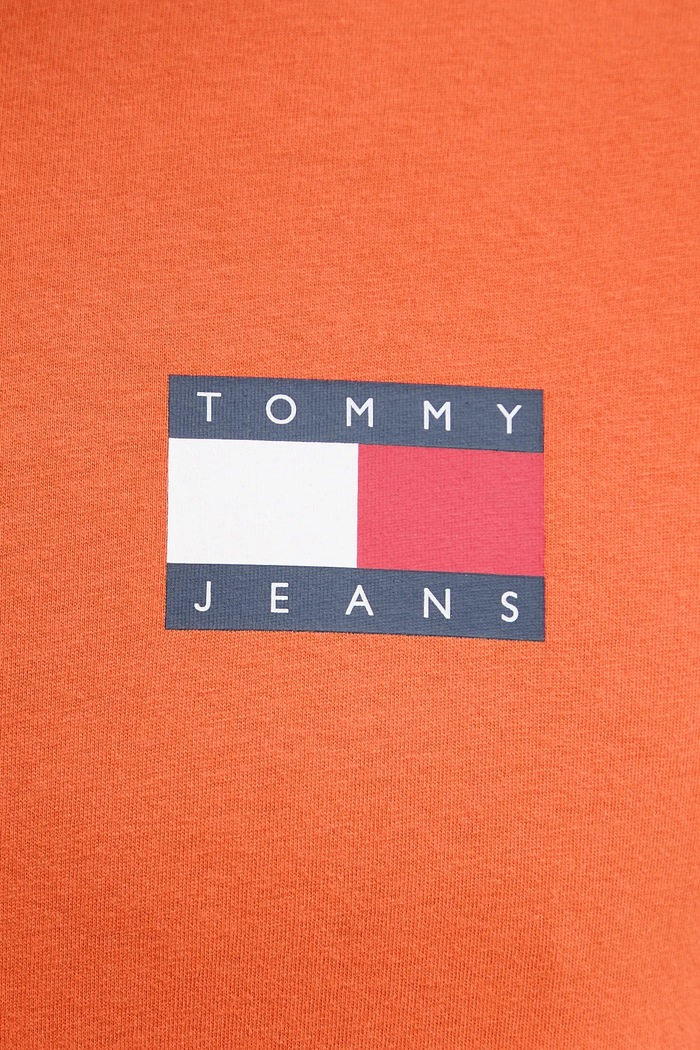 Tommy Jeans tričko pánske bavlnené oranžová DM0DM20740