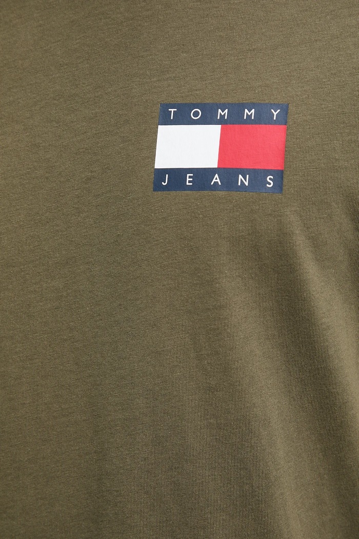 Tommy Jeans tričko pánske bavlnené DM0DM20740 zelená
