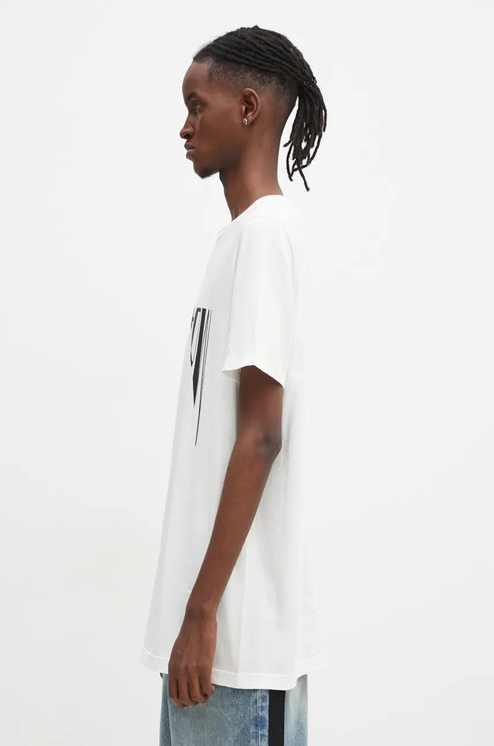 Rick Owens cotton t-shirt Level T DU02D2250.RNEP4 white AW24