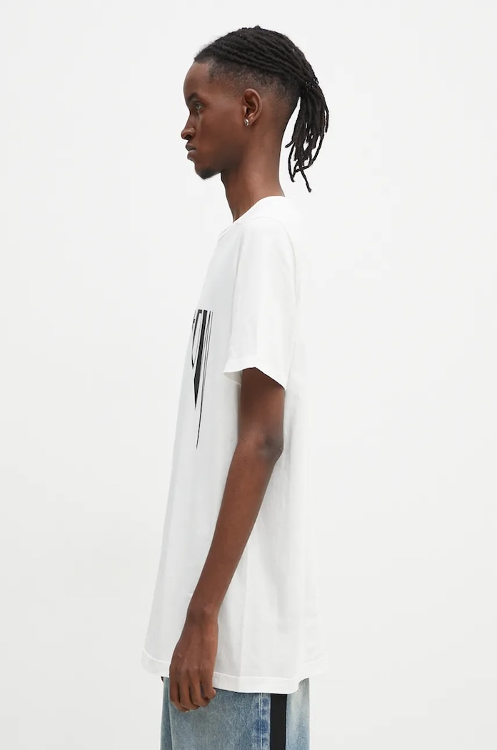 Rick Owens cotton t-shirt Level T DU02D2250.RNEP4 white AW24