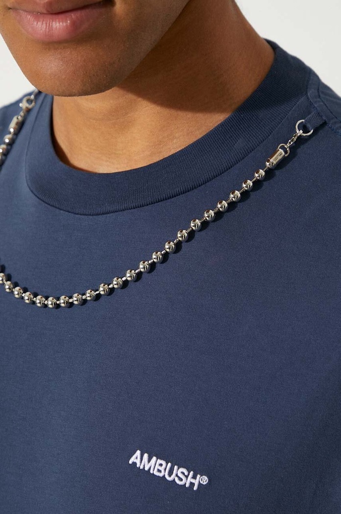 Bombažna kratka majica AMBUSH Ballchain BMAA001F24JER0014501