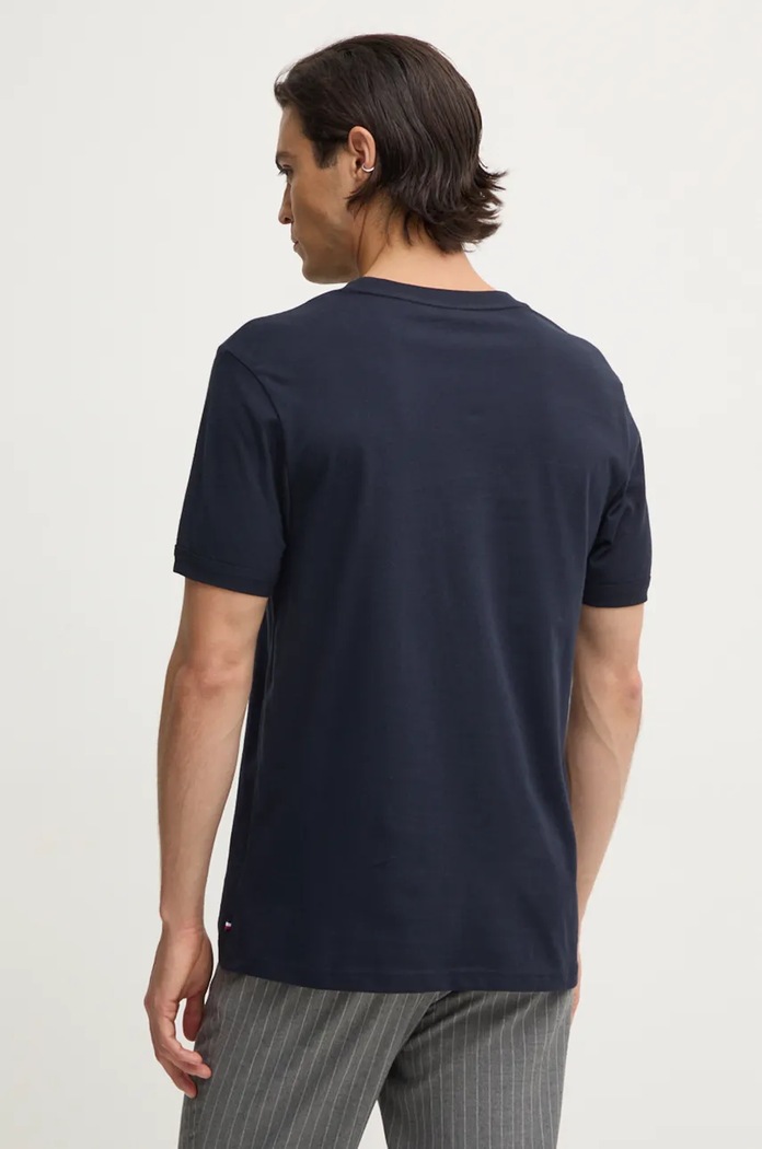 Odzież Tommy Hilfiger T-shirt bawełniany UM0UM03362 granatowy