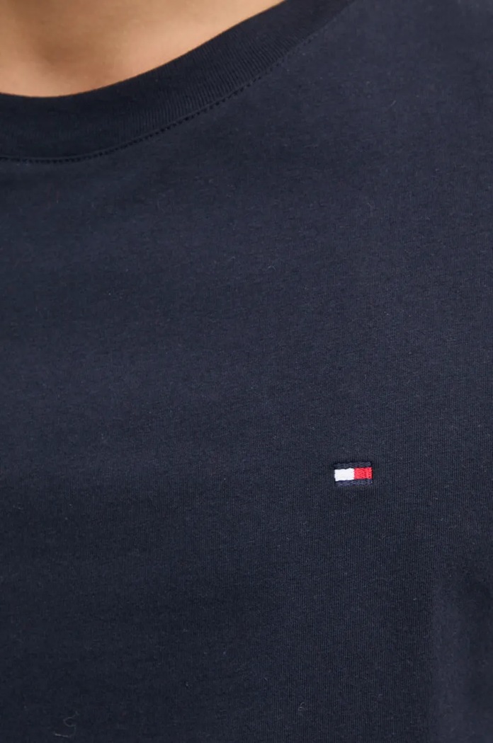 T-shirt bawełniany Tommy Hilfiger granatowy UM0UM03362