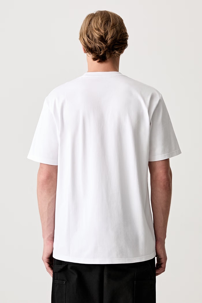 Odjeća Carhartt WIP majica od pamuka za muškarce I034851.00AXX bijela