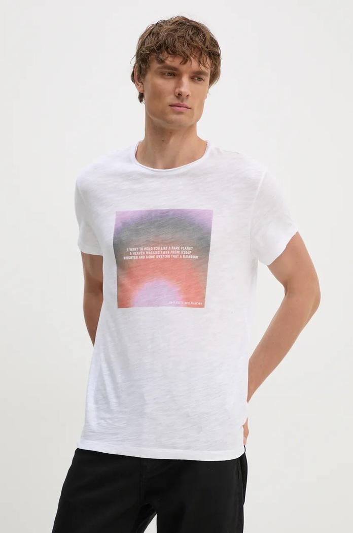 Bavlněné tričko ZADIG&VOLTAIRE bílá JMTS00649