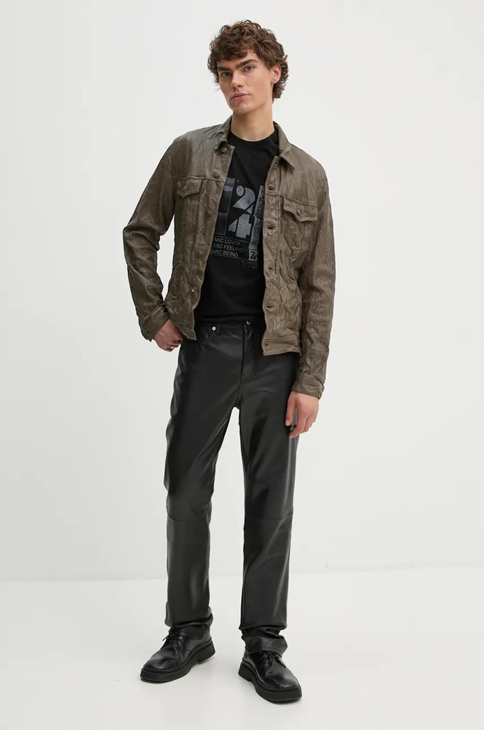 Bavlněné tričko ZADIG&VOLTAIRE JMTS00657 černá AW24