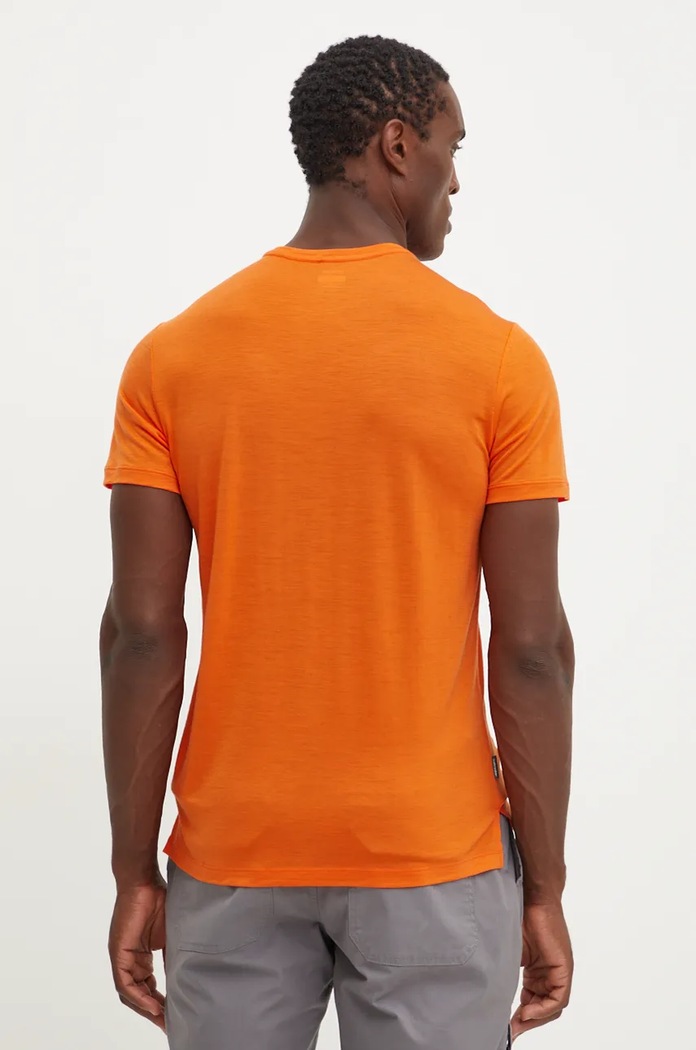 Oblečení Sportovní triko Icebreaker Merino 125 Cool-Lite Sphere III IB0A56ZM05N1 oranžová