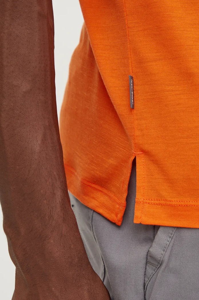 Sportovní triko Icebreaker Merino 125 Cool-Lite Sphere III oranžová IB0A56ZM05N1