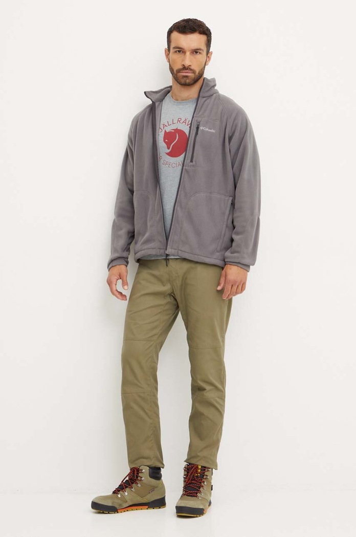 Fjallraven t-shirt sportowy Fjällräven Fox F87052.051 szary AW24
