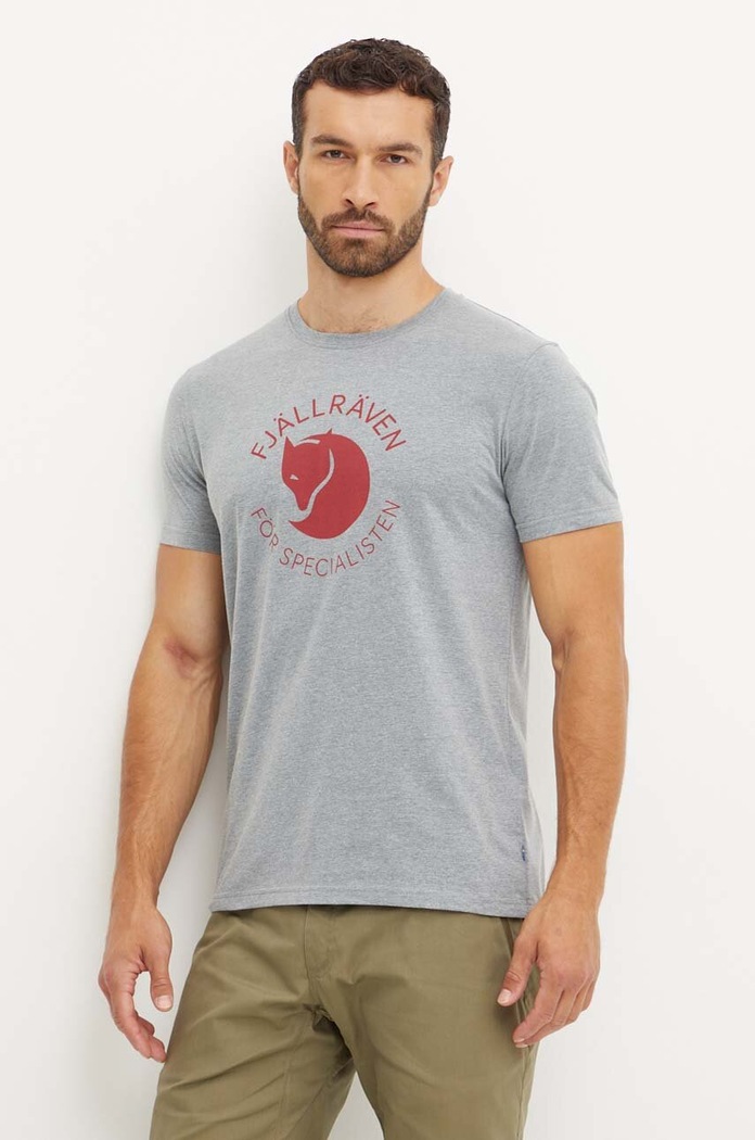Fjallraven t-shirt sportowy Fjällräven Fox szary F87052.051