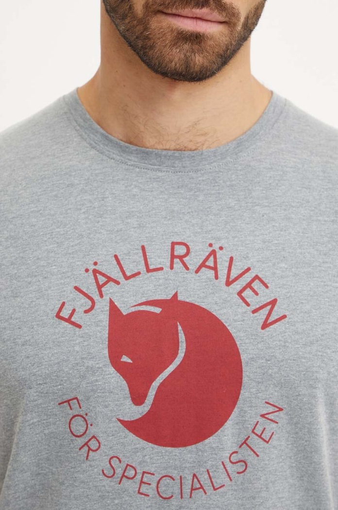 Fjallraven t-shirt sportowy Fjällräven Fox F87052.051 szary