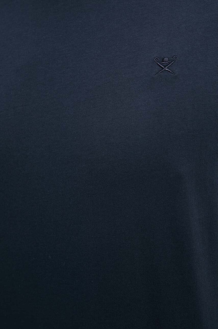 Hackett London tricou din bumbac HM500775 bleumarin