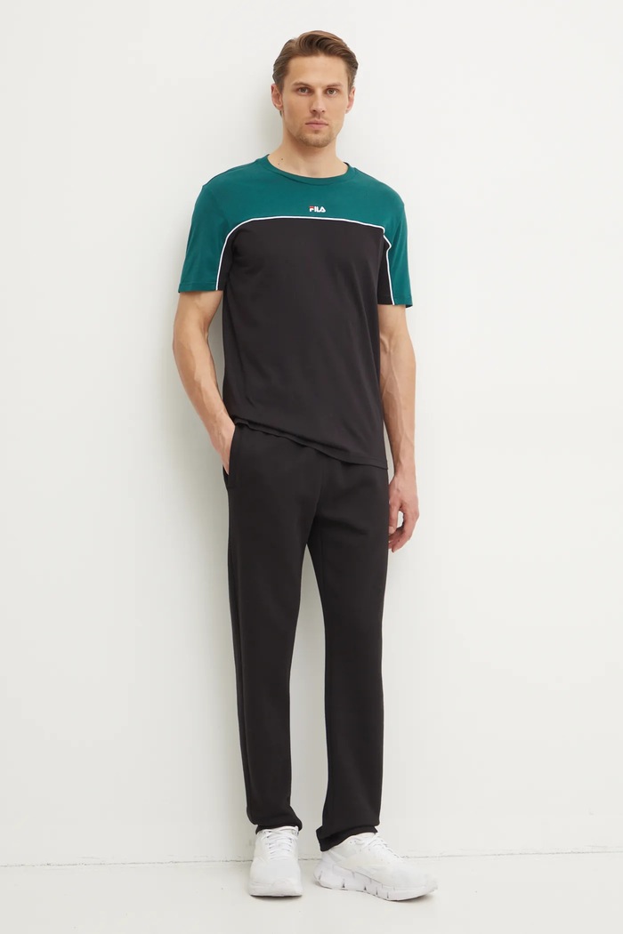 Fila tricou din bumbac Libatse FAM0784 negru AW24