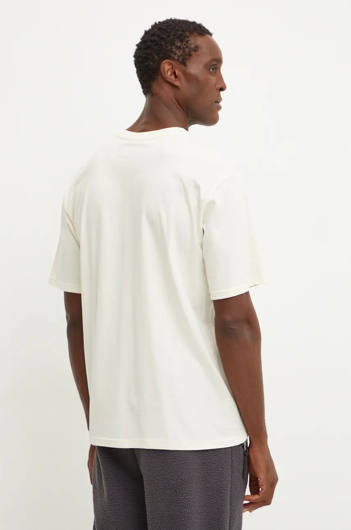 Odzież Fila t-shirt bawełniany Lezhe FAM0768 beżowy
