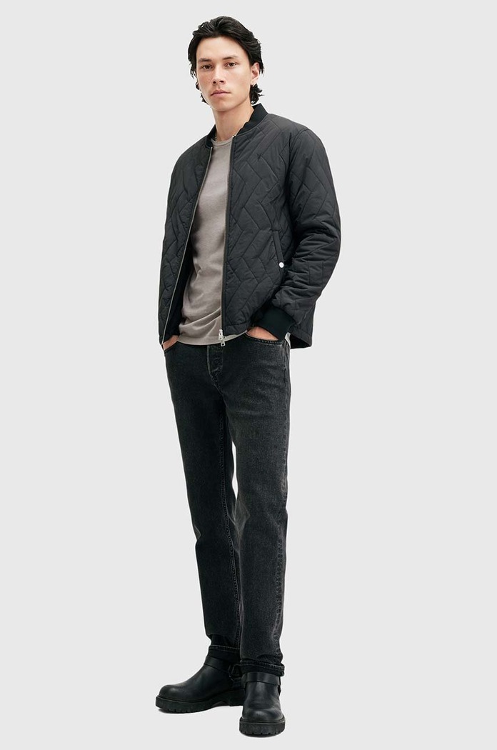 Pamučna majica AllSaints OSSAGE M001JZ siva