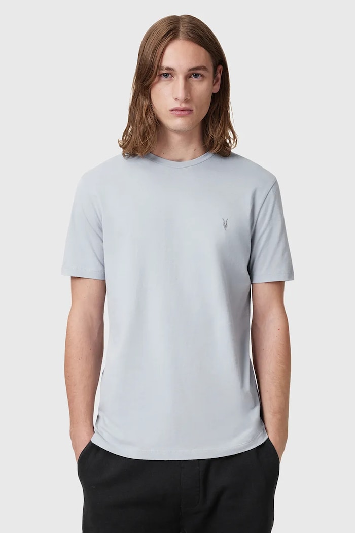 Odjeća Pamučna majica AllSaints BRACE 3-pack M031JB plava