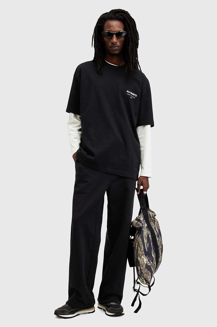 AllSaints tricou oversized bărbătesc din bumbac M071PB