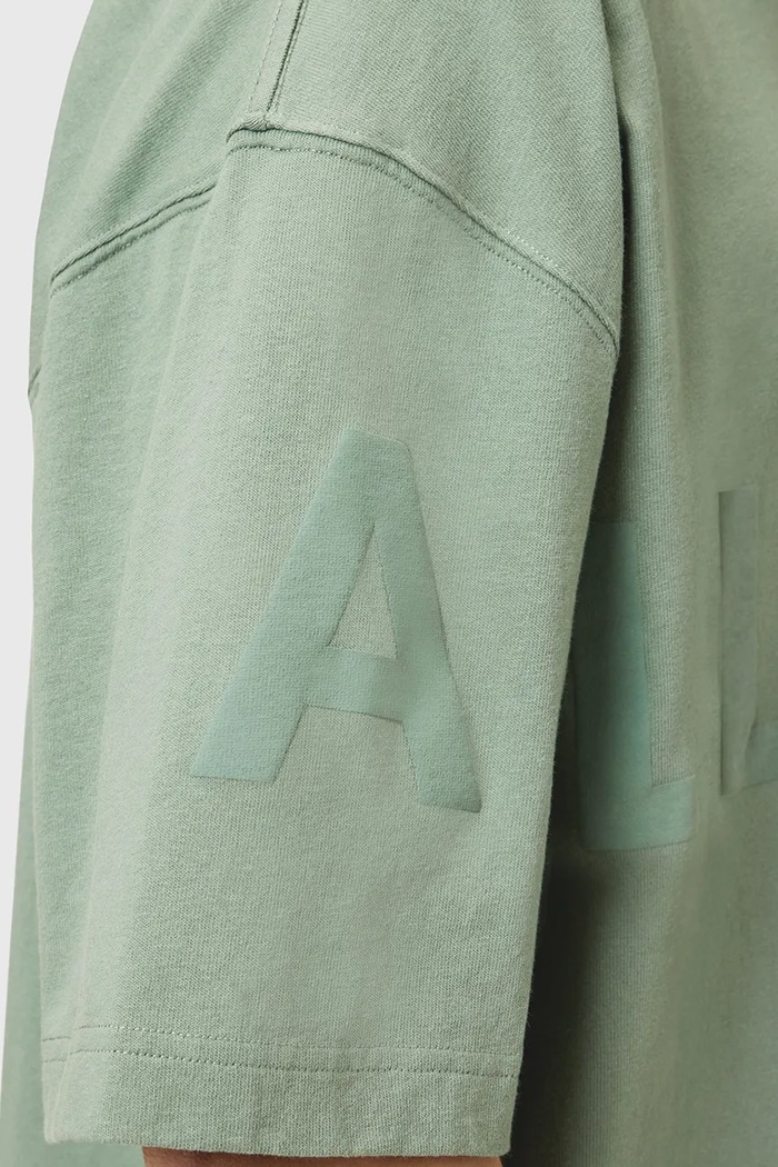 Odzież AllSaints t-shirt bawełniany BIGGY M088PB zielony