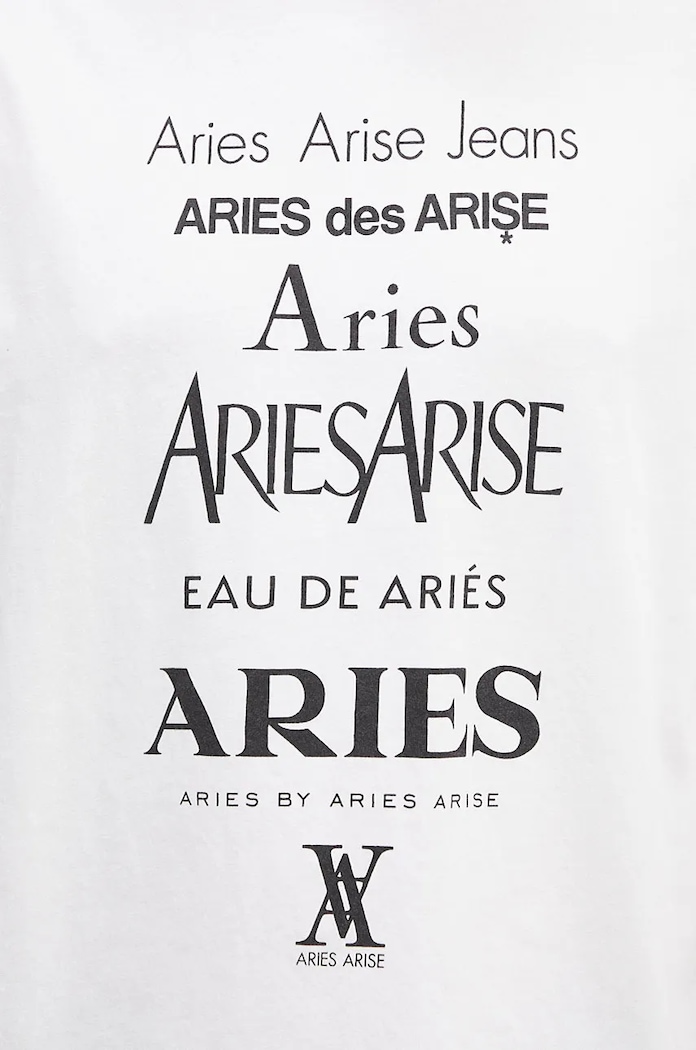 Aries pamut póló Perfume SS Tee fehér AR6000502