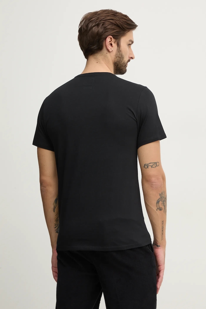 Oblečenie Bavlnené tričko Guess M4GP39.K7HD0 čierna