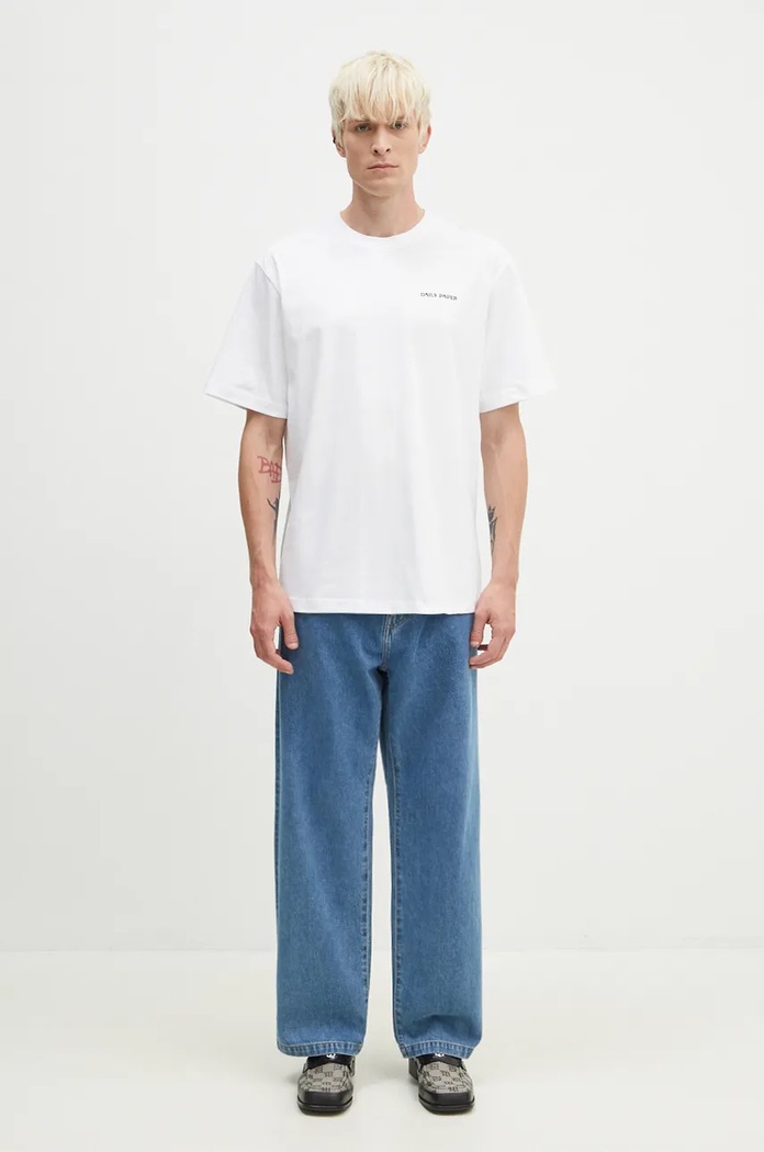 Daily Paper cotton t-shirt Dias 2422071 white