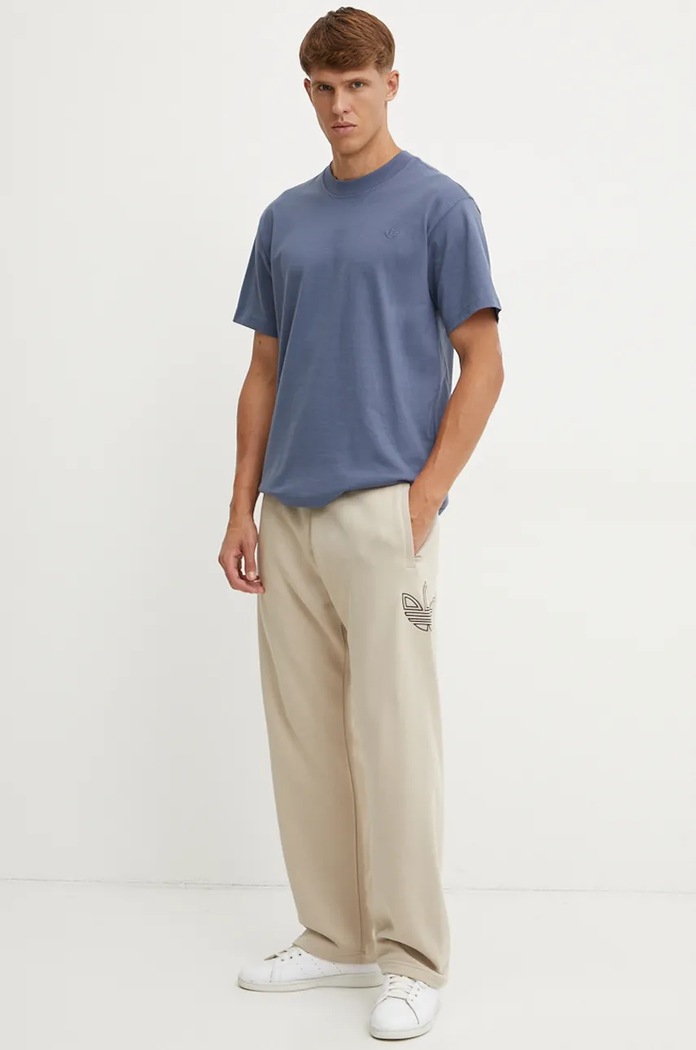 adidas Originals t-shirt bawełniany IY2256 niebieski AW24
